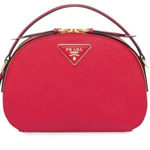 Prada red leather Odette Bag